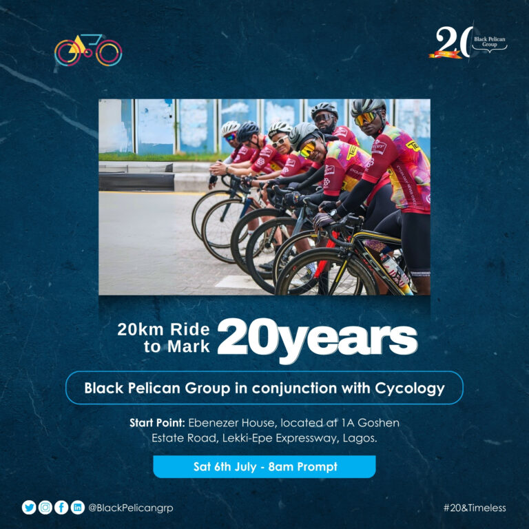 Black Pelican Group Celebrates 20 Years Anniversary With 20KM Ride 